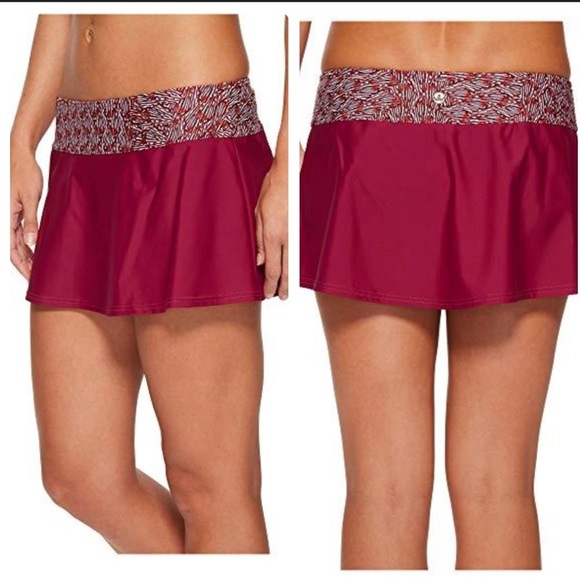 NWT Prana Swim Skirt in Pomegranate Seashells Size XS - Picture 1 of 10